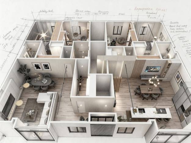 Projekt mieszkania 40m2 – jakie są realne koszty?